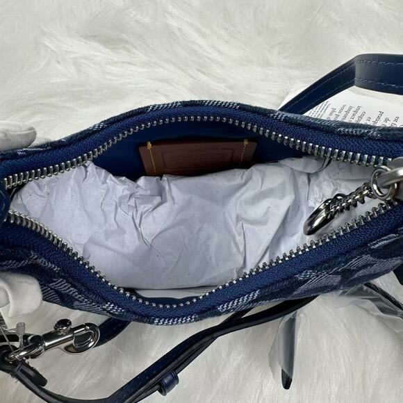 Coach Jonie Bag In Signature Denim Crossbody In Deep Blue CAO04 + Free Gift Box - Picture 6 of 9